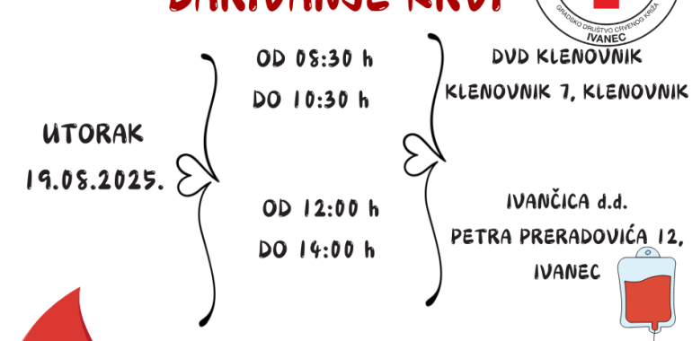 Najava akcije DDK Klenovnik i Ivančica d.d. 19.09.2025.