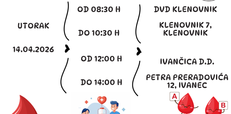 Najava akcije DDK Klenovnik i Ivančica d.d.
