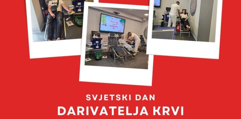 Svjetski dan dobrovoljnih darivatelja krvi 14.06.2026.