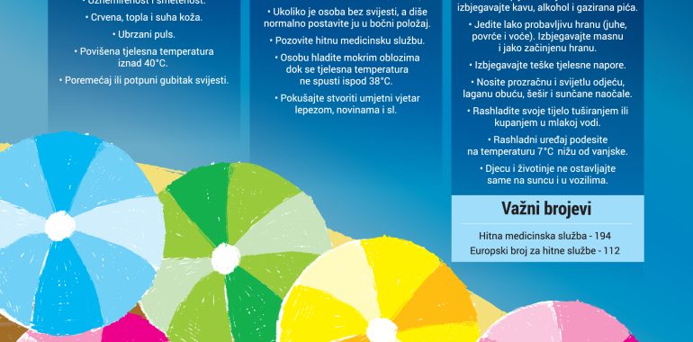 Zaštitite svoje zdravlje tijekom velikih vrućina