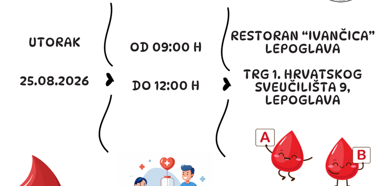 Najava akcije DDK KZ Lepoglava 25.08.2026.
