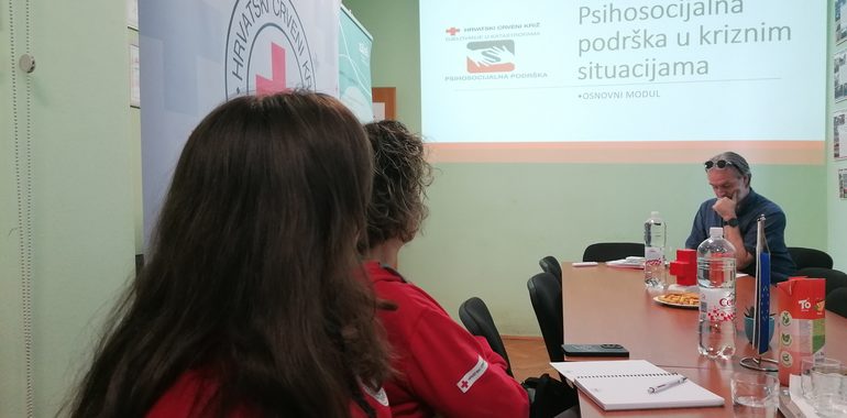 Djelatnice stručne službe HCK GDCK Ivanec sudjelovale na osnovno modulu edukacije “Psihosocijalna podrška u kriznim situacijama”